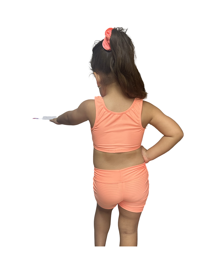 Peto y calza corta para gimanasia