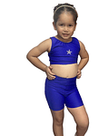 Peto y calza corta para gimanasia