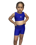 Peto y calza corta para gimanasia