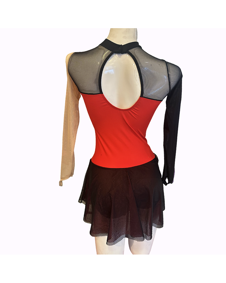 Malla Súper Rojo/Negro