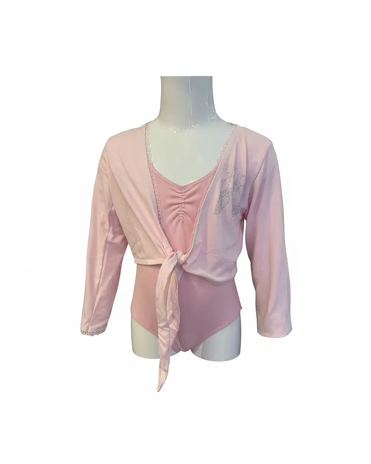 Chaleco Ballet con aplicación de cristal importado