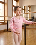 Chaleco envolvente tejido infantil