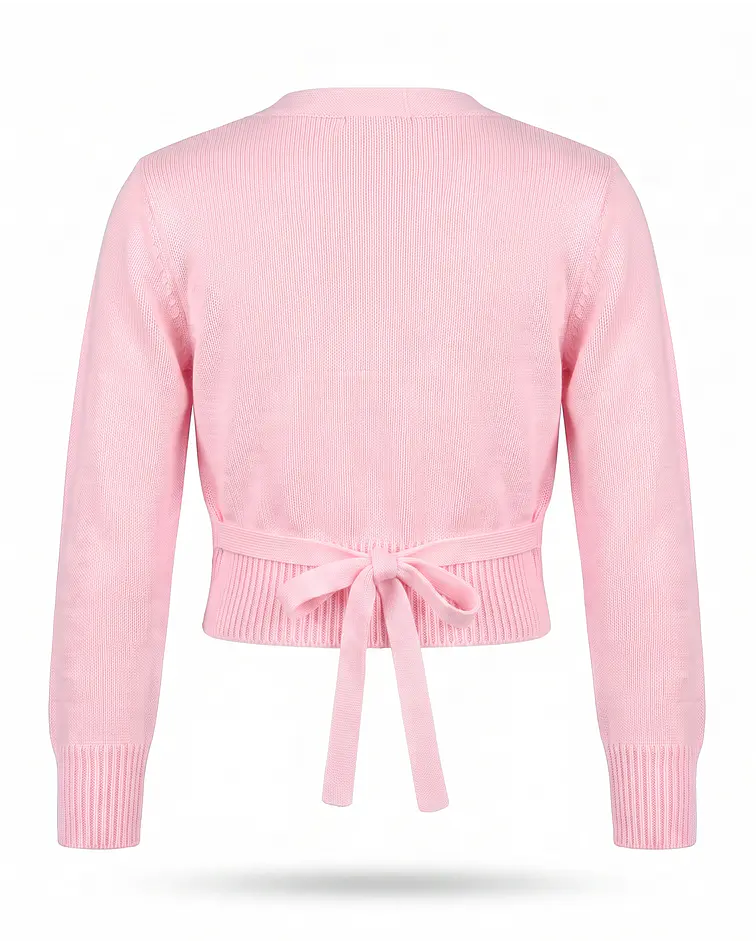 Chaleco envolvente tejido infantil