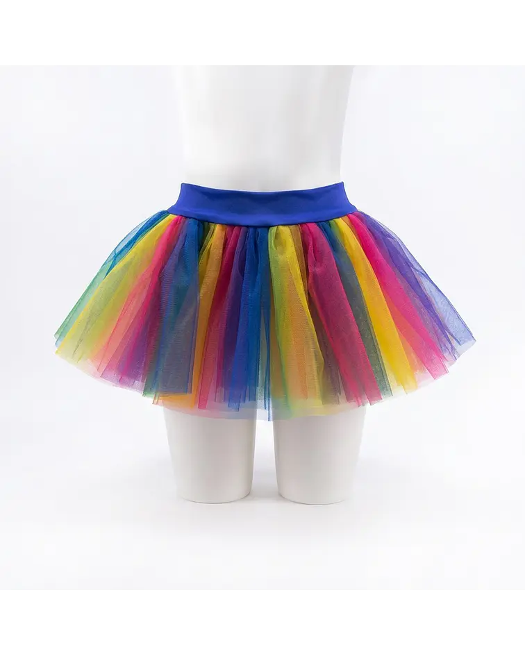 Tutú colores fantasia infantil