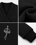 Chaleco Envolvente De Algodón Para Ballet