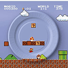 Platos Cumpleaños Super Mario 8 Bits