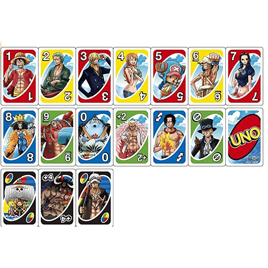 Cartas UNO One Piece