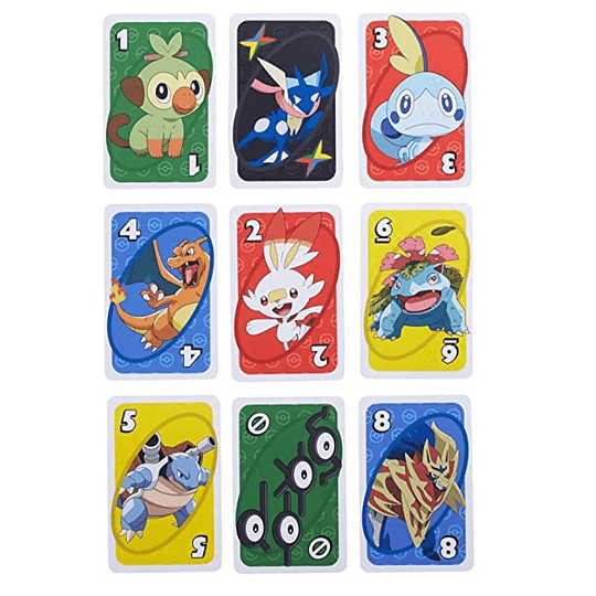 Cartas UNO Pokémon