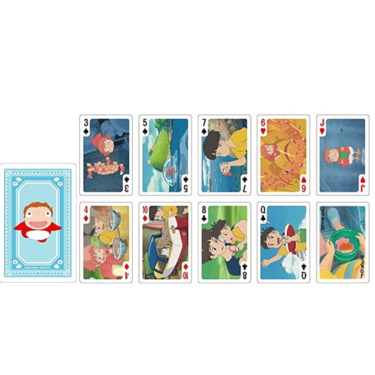 Pack dos Juegos Naipes Ponyo