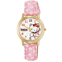 Reloj Hello Kitty Citizen Q&Q Floral Strap