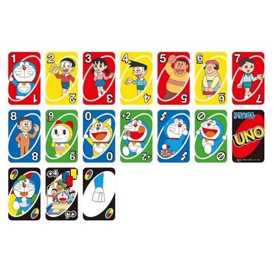 Cartas UNO Doraemon