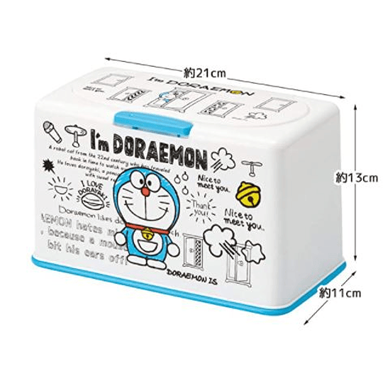 dispensador  mascarillas Doraemon