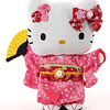 Peluche Hello Kitty Sakura Kimono with Fan 27M