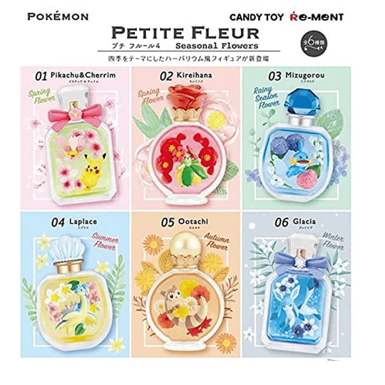 Figuras Pokémon terrarium Perfume