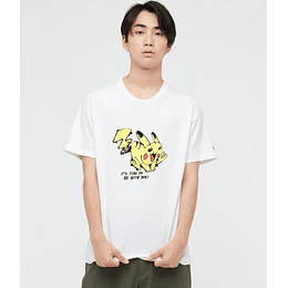 Polera Uniqlo Pokémon Meets Artist  2021 Pikachu  (tallas Japonesas)