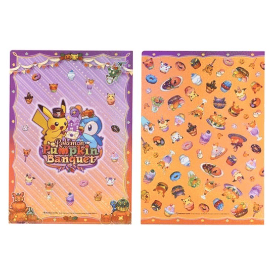 Kit 2 carpetas Exclusiva Halloween 2021 Pokémon Center