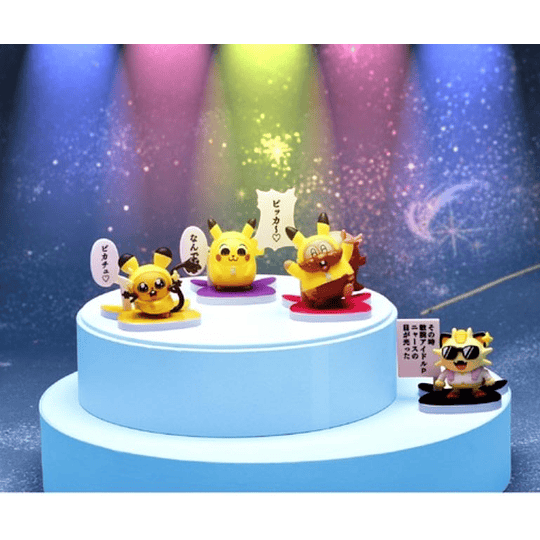 Gashapon Pikachu & Friends - Pokémon Center -al Azar 
