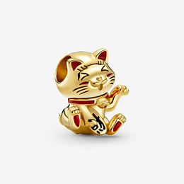 Pandora Gold Lucky Cat Charm
