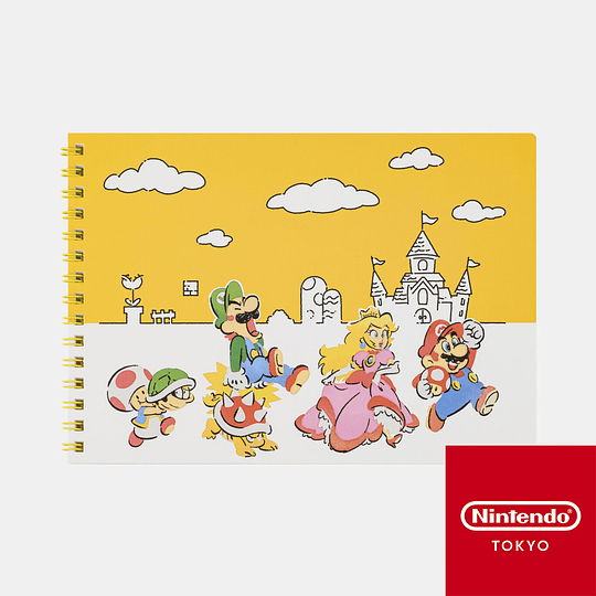 Cuaderno A5 Nintendo Tokyo Super Mario Family 