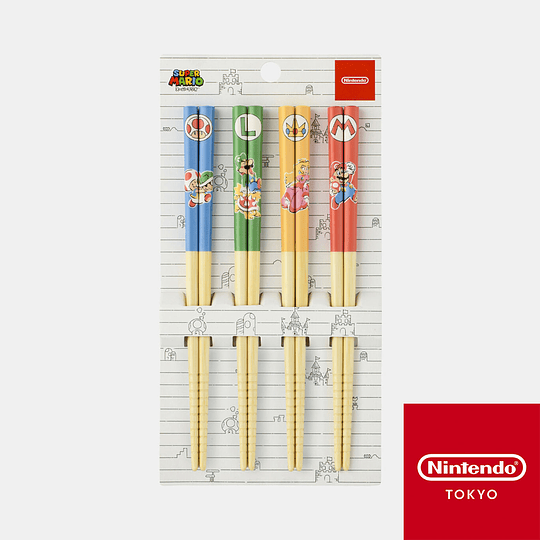 Chopsticks Super Mario Family - Nintendo Tokyo