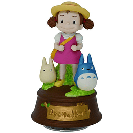 Figura Musical Porcelana Totoro Mei - 16 CM 