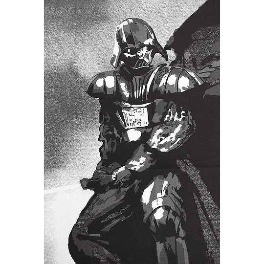 Tenugui Darth vader BW