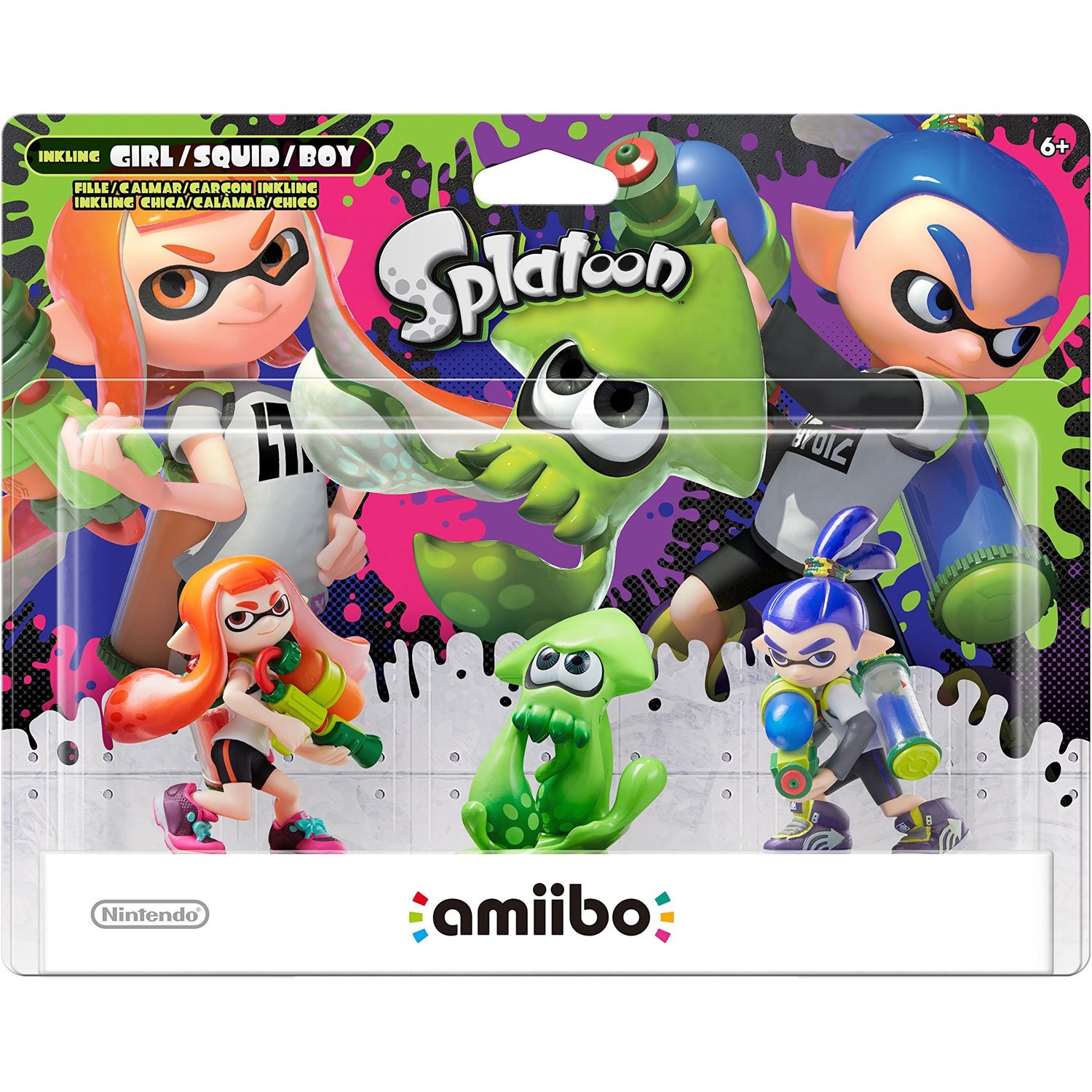 Amiibos Splatoon 3 Pack - Americanos