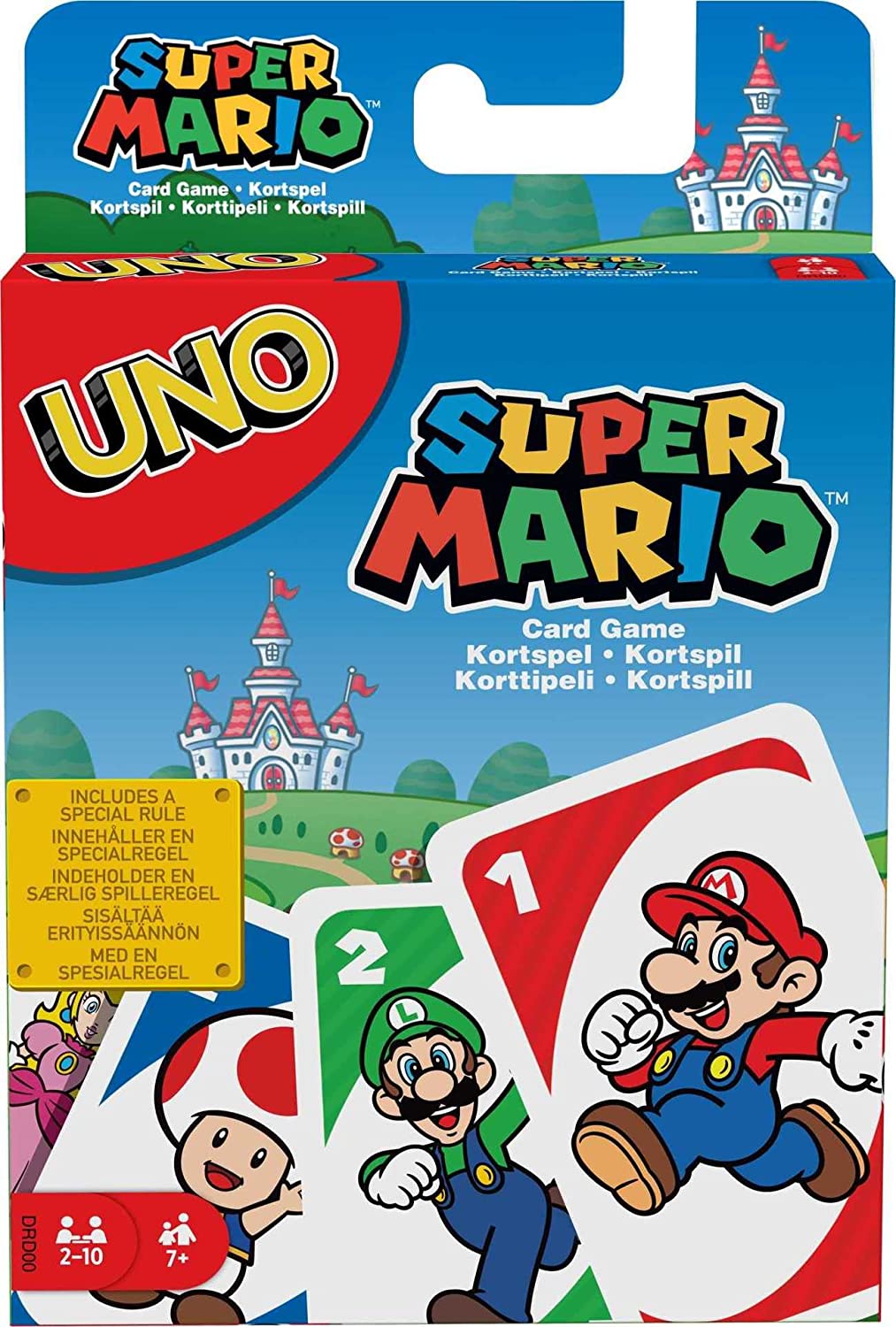 cartas uno super mario