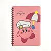 Cuaderno B6 Rosado - Kirby Café