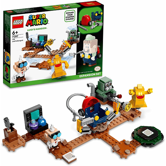 Lego Luigi Mansion - Lab And Poltergust