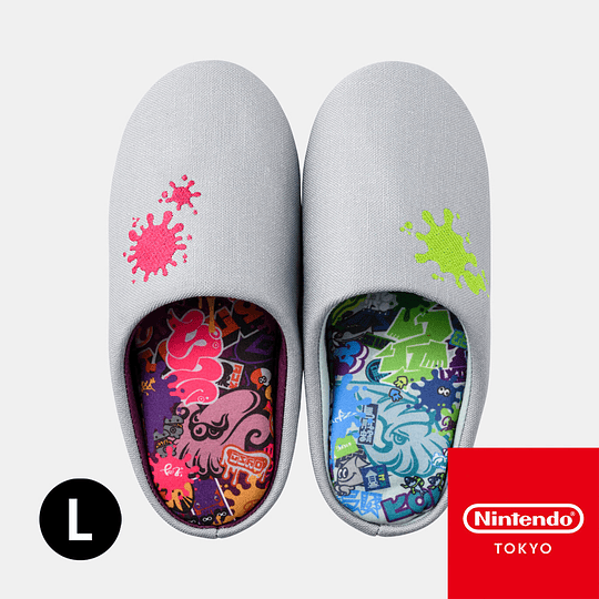 Pantuflas Splatoon L - Nintendo Tokyo