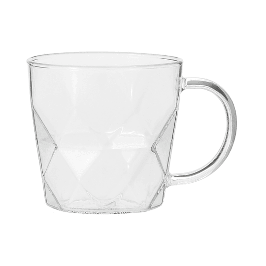 Starbucks Reserve® - TEAVANA® Handle Glass Faceted Clear 296ml