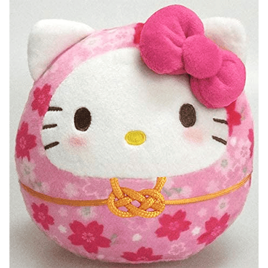 Pelucha Daruma Hello Kitty Sakura