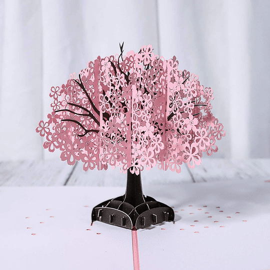 Tarjeta Sakura 3D