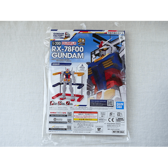 1/200 RX-78F00 Gundam Plastic Model - GUNDAM FACTORY YOKOHAMA