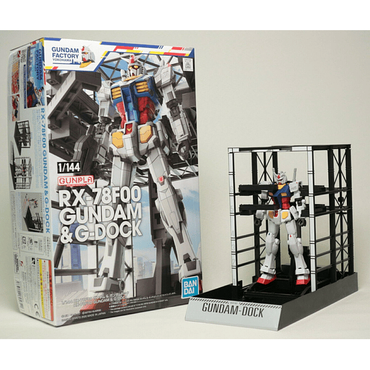 1/144 RX - 78F00 GUNDAM & G-DOCK - GUNDAM FACTORY YOKOHAMA  