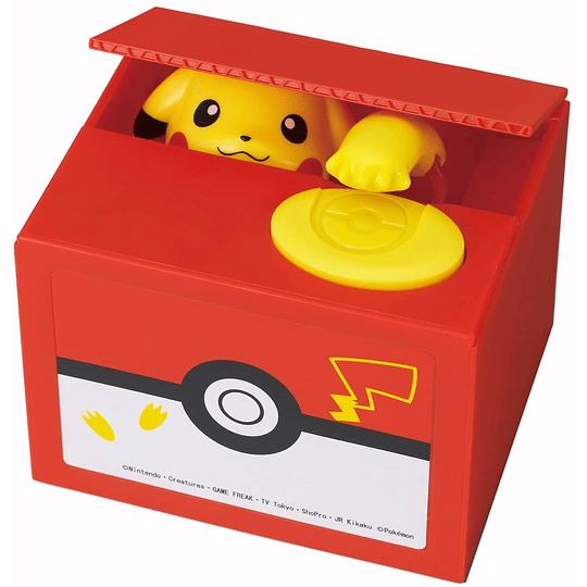 Alcancia Recoge Monedas - Pikachu