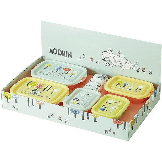 5 Contenedores de Alimentos Moomin