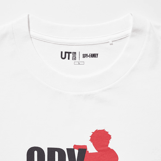 Polera Uniqlo Spy Family - White (tallas Japonesas)