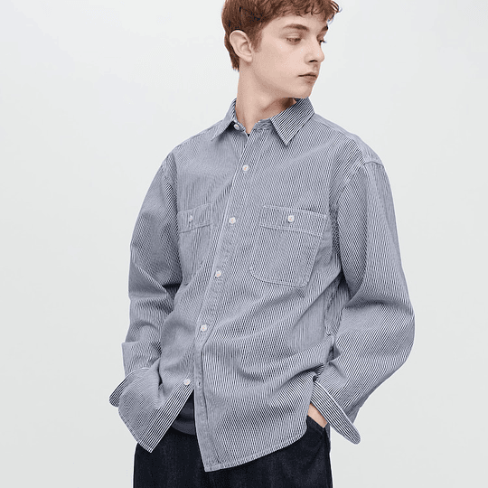 Camisa Hickory Uniqlo - Tallas Japonesas