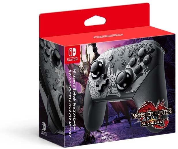 Control Nintendo Switch PRO Monster Hunter Edition