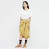 Uniqlo - Wrap Knot Skirt Yellow 55