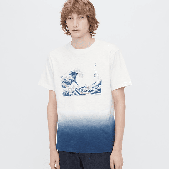 Polera Uniqlo Kanagawa Wave (tallas Japonesas)