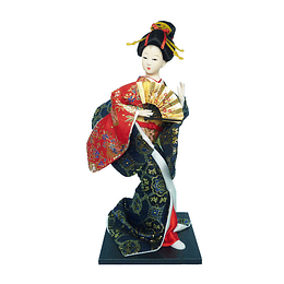 Muñeca Japonesa - Danza con abanicos 