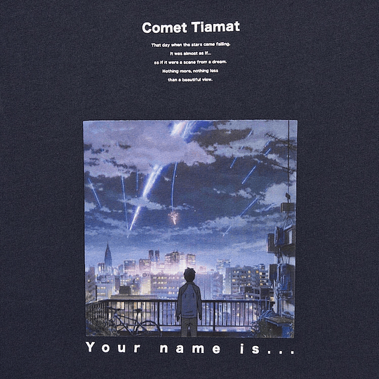 Polera Uniqlo - Makoto Shinkai - Your Name (tallas Japonesas)