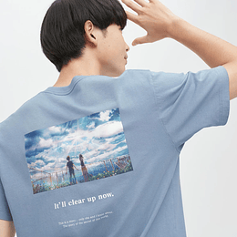 Polera Uniqlo - Makoto Shinkai - weathering with you (tallas Japonesas)