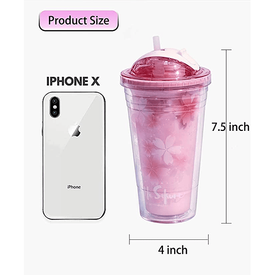 Sakura Tumbler - Doble Pared Aislación -  473ML