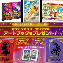 Preventa Pokemon Double Pack Scarlet & Violet - Artbook - Carta TCG - Pokemon Center