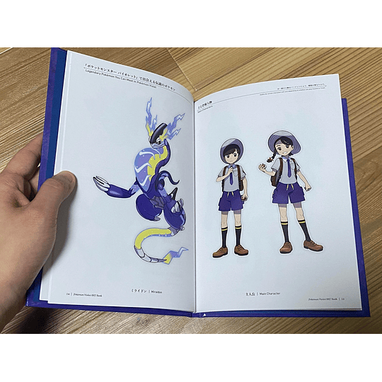 Pokemon Violet Artbook - Pokemon Center Japan