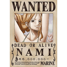 ONE PIECE WANTED POSTER NAMI OFFICIAL